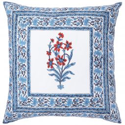 Anna-Nargis Reversible Pillow Cover - Blue/Orange